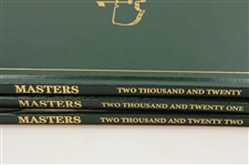 2020-2022 Masters Tournament Green Annual Books - Three (3)