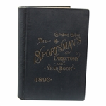 1893 The Sportsmans Directory And Yearbook Columbian Edition Book - Navy