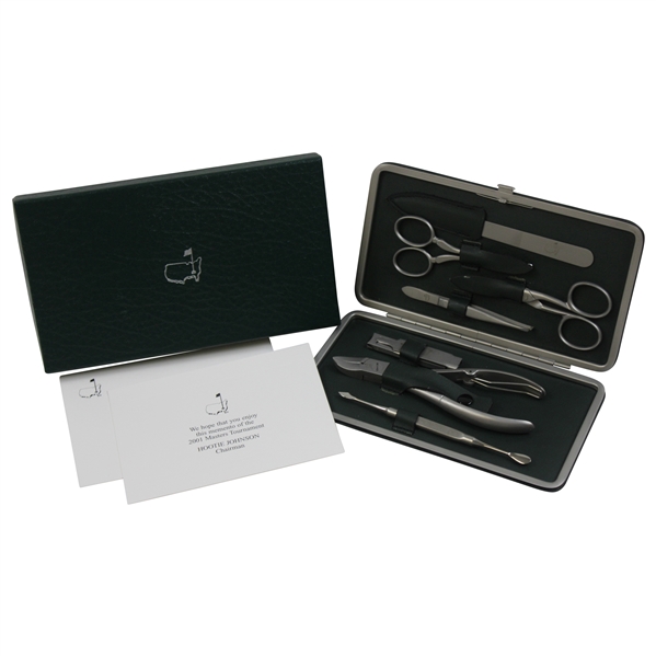 2001 Augusta National GC Masters Tournament Gift - Grooming Kit in Original Box w/Card