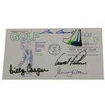 Palmer, Casper, Snead, Littler Signed 1977 Honoring The Sport Of Golf Masters First Day Of Issue JSA ALOA