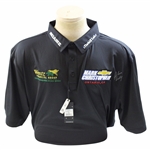 John Daly Signed Personal Straight Down Black Performance 3XL Shirt w/Sponsors JSA ALOA