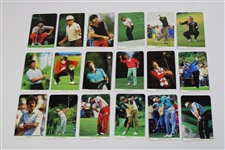 Set of Sporting Personalities Fax-Pax Golf Cards W/ Box