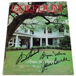 Snead, Nelson & Burke Signed 1975 Golfdom Masters Edition Magazine JSA ALOA
