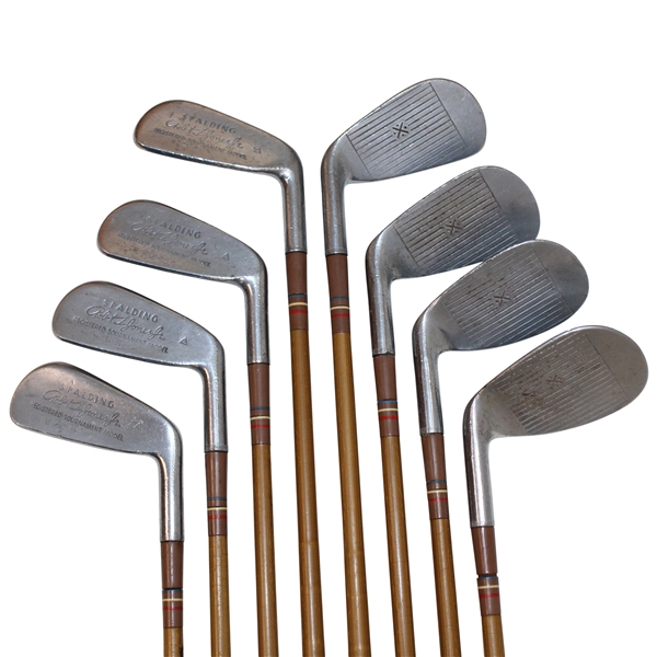 Spalding Robert T. Jones Jr. Registered Tournament Model WLK Iron Set (2-9)