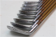 Spalding Robert T. Jones Jr. Registered Tournament Model WLK Iron Set (2-9)