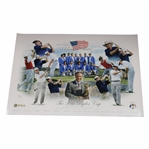 Hale Irwins Dave Stockton Signed 1991 Ryder Cup at Kiawah Island Posters w/Captain JSA ALOA