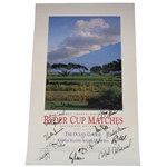 Hale Irwins Signed 1991 Ryder Cup Team USA at Kiawah Island Posters JSA ALOA