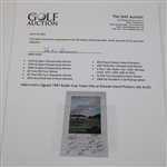 Hale Irwin's Signed 1991 Ryder Cup Team USA at Kiawah Island Posters JSA ALOA