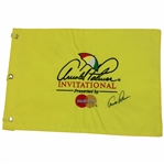 Arnold Palmer Signed Arnold Palmer Invitational Yellow Embroidered Flag JSA ALOA