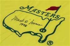 Mark O'Meara Signed Undated Masters Embroidered Flag w/'1998' JSA #AX87952