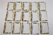 Fifteen (15) Unopened 1981-82 Donruss Golf Cards in Original Sealed Wax Packs