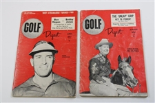 Golf Digest Magazines with Byron Nelson & Frank Stranahan Covers