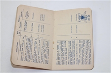 1933 Golf Penalties Booklet - Compliments of Dunlop Tire & Rubber Co.