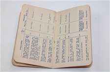 1933 Golf Penalties Booklet - Compliments of Dunlop Tire & Rubber Co.