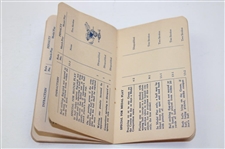 1933 Golf Penalties Booklet - Compliments of Dunlop Tire & Rubber Co.