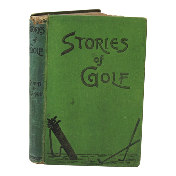 1894 Stories Of Golf Book by William Knight & T.T. Oliphant