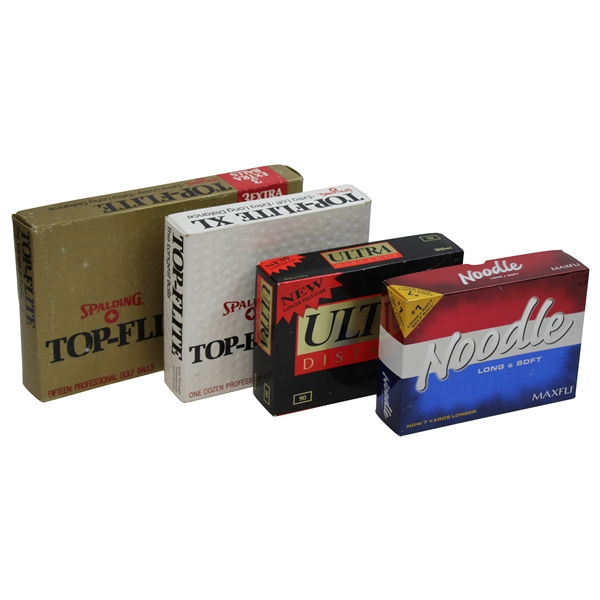Four (4) Dozen Golf Balls - MaxFli Noodle, Spalding Top-Flite, Spalding Top-Flite XL & Wilson Ultra