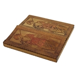 Pair of c.1900 Era 'The Vardon Grip' Golf Gloves in a Pyrography Golf Box