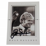 Jack Nicklaus Signed 2001 Upper Deck Golf Gallery Card JSA ALOA