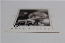 Jack Nicklaus Signed 2001 Upper Deck Golf Gallery Card JSA ALOA