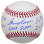 Gary Player Signed MLB Baseball w/Grand Slam, 3x Masters, 65 US Open, 3x British Open, 2x PGA Inscr. JSA #CA63074