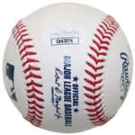 Gary Player Signed MLB Baseball w/Grand Slam, 3x Masters, 65 US Open, 3x British Open, 2x PGA Inscr. JSA #CA63074