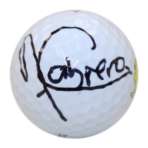 Angel Cabrera Signed Titleist Masters Logo Golf Ball JSA ALOA
