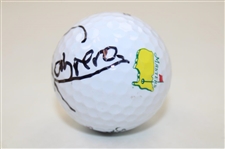 Angel Cabrera Signed Titleist Masters Logo Golf Ball JSA ALOA