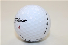 Angel Cabrera Signed Titleist Masters Logo Golf Ball JSA ALOA