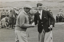 1926 Bobby Jones 'Defeated by Andrew Jamieson at the British Amateur' Important Photo