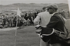 1926 Bobby Jones 'Defeated by Andrew Jamieson at the British Amateur' Important Photo