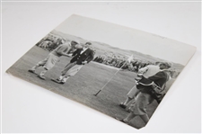 1926 Bobby Jones 'Defeated by Andrew Jamieson at the British Amateur' Important Photo