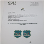 1967 The Ryder Cup at Champions GC Saturday Rd Tickets #3560 & #3561 - Hogan Captain