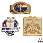 2008, 2010 & 2012 Ryder Cup Money Clips
