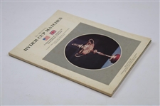 1975 Ryder Cup at Laurel Valley Program