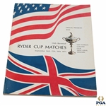 1971 Ryder Cup at Old Warson Program