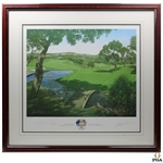 1997 Ryder Cup Print Signed By Artist Graeme Baxter - Framed