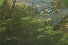 1997 Ryder Cup Print Signed By Artist Graeme Baxter - Framed