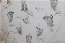 1999 Ryder Cup at Brookline Team USA Official Poster - Framed