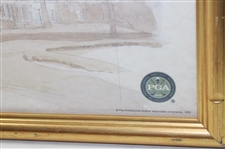 1999 Ryder Cup at Brookline Team USA Official Poster - Framed