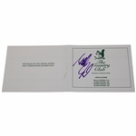Matthew Fitzpatrick Signed The Country Club Scorecard JSA ALOA