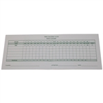 Matthew Fitzpatrick Signed The Country Club Scorecard JSA ALOA
