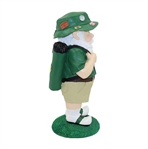 2019 Masters Tournament Ltd Ed Green & White Golfer Gnome in Original Box