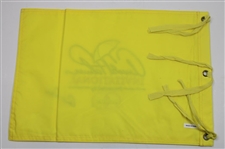 Arnold Palmer Signed Arnold Palmer Invitational Yellow Embroidered Flag JSA ALOA