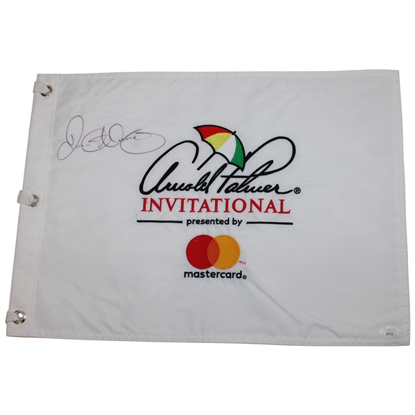 Rory McIlroy Signed Arnold Palmer Invitational White Embroidered Flag JSA #ZZ17016