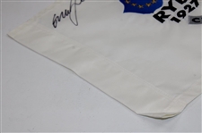 Graeme McDowell Signed 2010 Ryder Cup at Celtic Manor Embroidered Flag JSA #AX87946