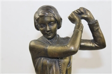 Vintage Golflex Female Golfer Statue V