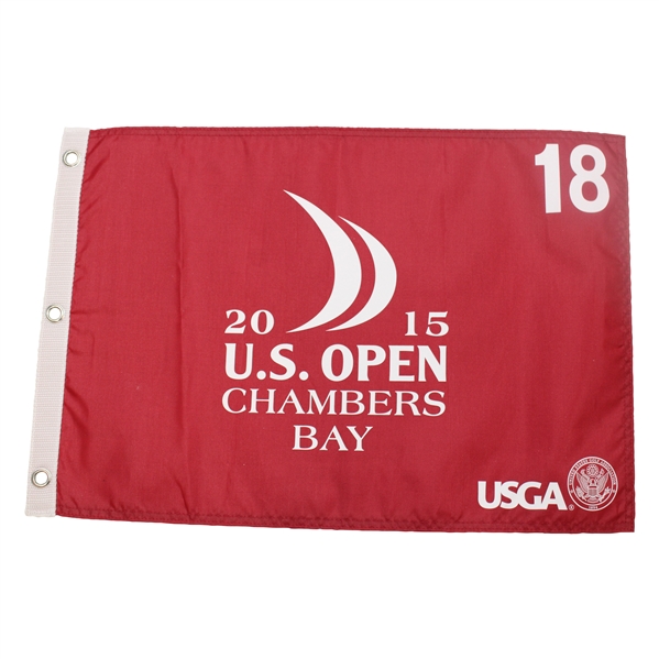 2015 US Open at Chambers Bay Red Flag - Jordan Spieth Winner