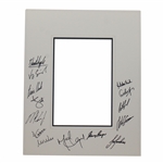 Gary Player & 2005 Presidents Cup International Team Signed Matted Cutout JSA ALOA