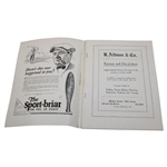 Rare 1923 US Open at Inwood CC Official Program - Bobby Jones' 1st Major Win!
